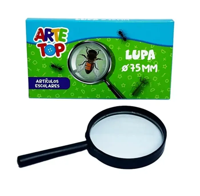 Lupa Plastica 75mm Arte Top1