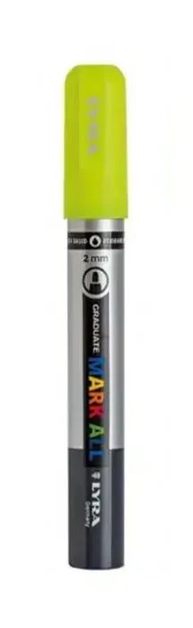 Marc.Acrilico Amarillo Neon 2.0mm Graduate Lyra1