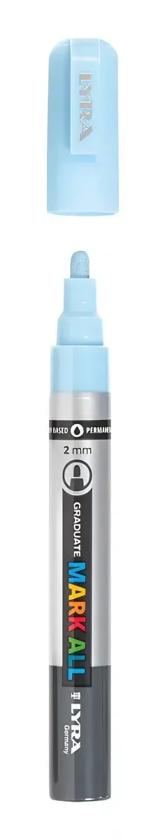 Marc.Acrilico Azul Palido 2.0mm Graduate Lyra1