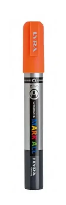 Marc.Acrilico Naranjo Neon 2.0mm Graduate Lyra1