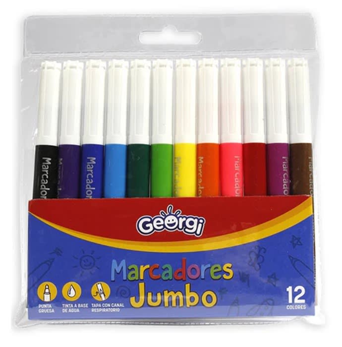 Est. 12 Marcadores Jumbo Georgi3