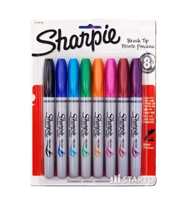 Marcadores Permanentes Brush 8un Sharpie1