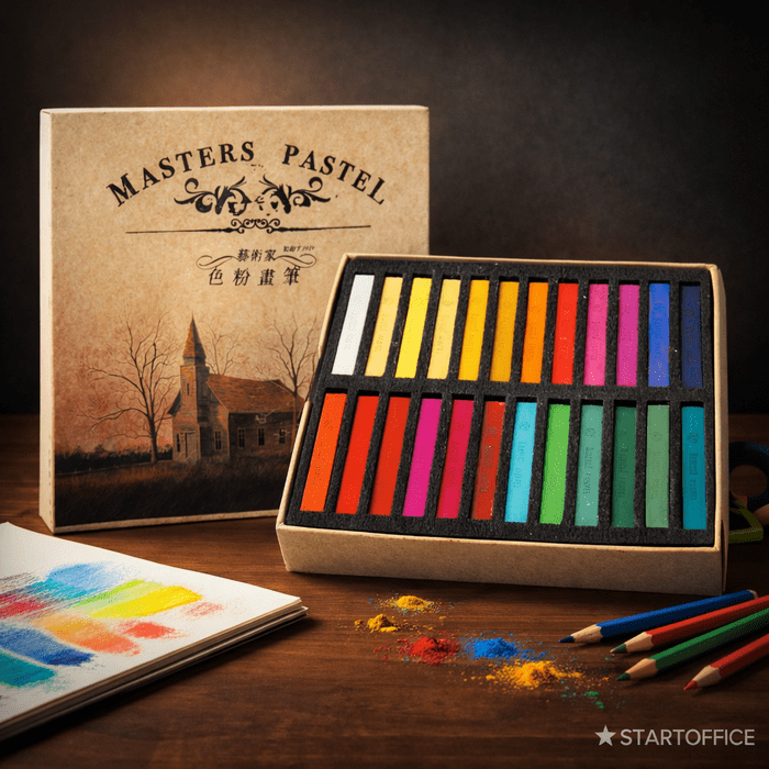 Set 24 Pastel Seco Qual/Prof Master Pastel1