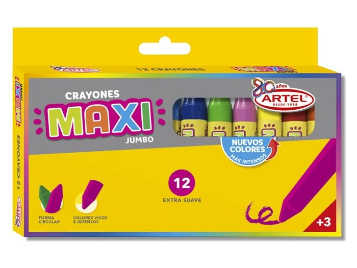 Crayon Maxi Artel 12 colores3