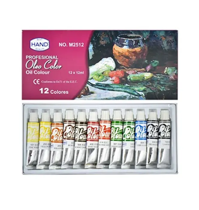 Oleo Color set 16col 12ml Hand1