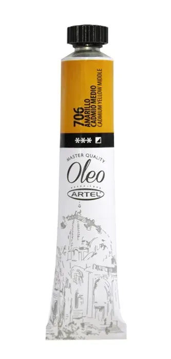 Oleo 22ml Amarillo Cadmio Medio 709 Artel1