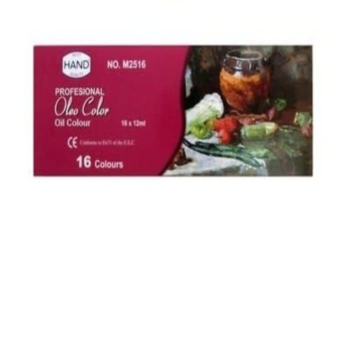 Oleo Color set 16col 12ml Hand1
