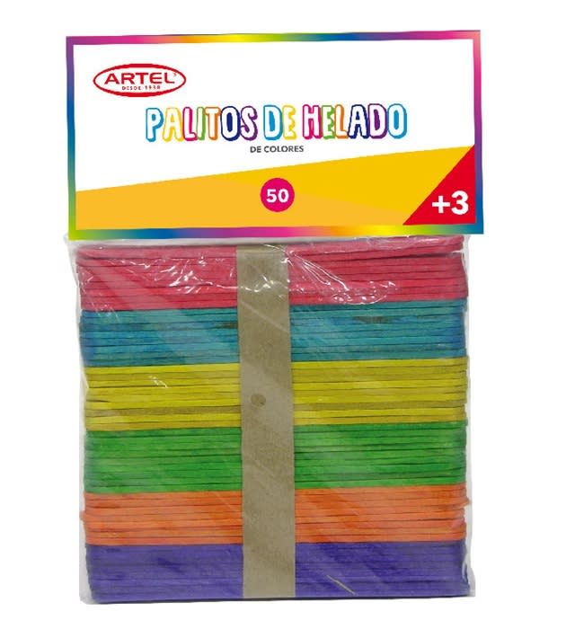 Palitos Helados colores bolsa 503