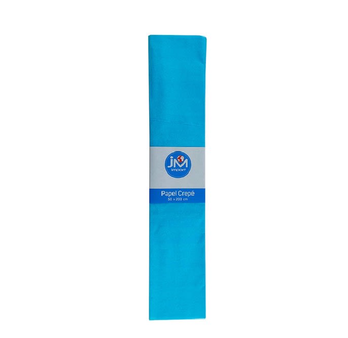 Papel Crepe 50x200cm Color JM Celeste1