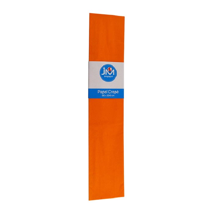 Papel Crepe 50x200cm Color JM Naranja1