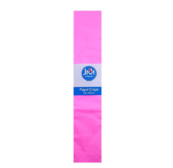 Papel Crepe 50x200cm Color JM Rosado1