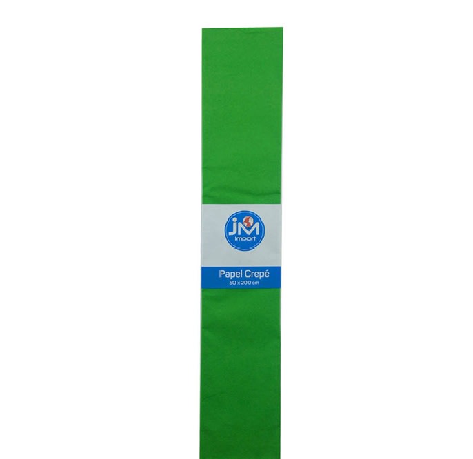 Papel Crepe 50x200cm Color JM Verde Claro1