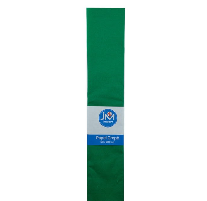 Papel Crepe 50x200cm Color JM Verde1