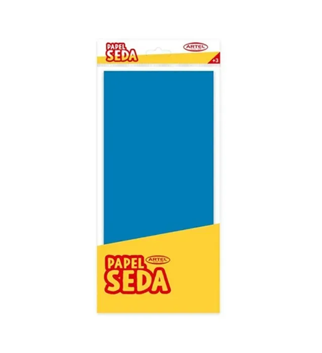 Papel Seda Artel c/10 Azul 50X661