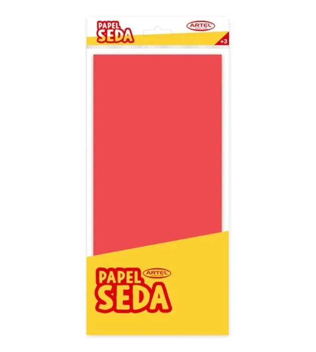 Papel Seda Artel c/10 ROJO 50X66c1