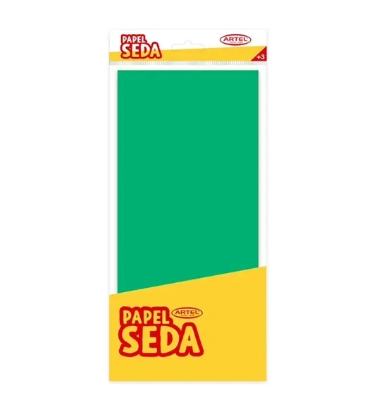 Papel Seda Artel c/10 VERDE 50X661