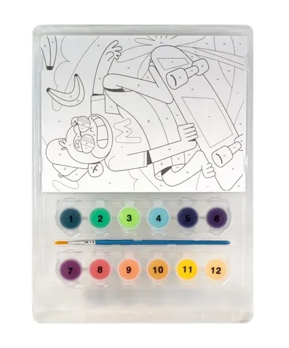 Set Pinta con Numeros Animalitos 1 Artel2