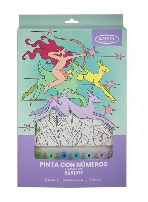 Set Pinta con Numeros Ilust Burhoy Artel1
