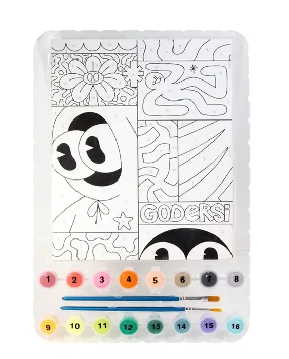 Set Pinta con Numeros Ilust Godersi Artel2