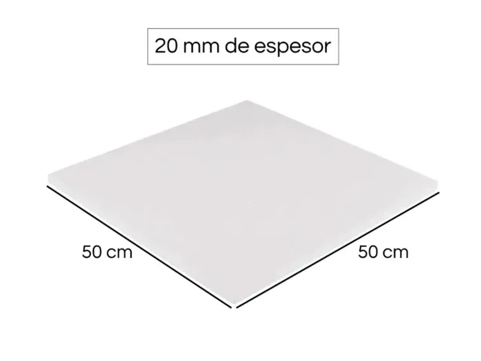 Plancha Plumavit 50x50cms 20mm Nacional1