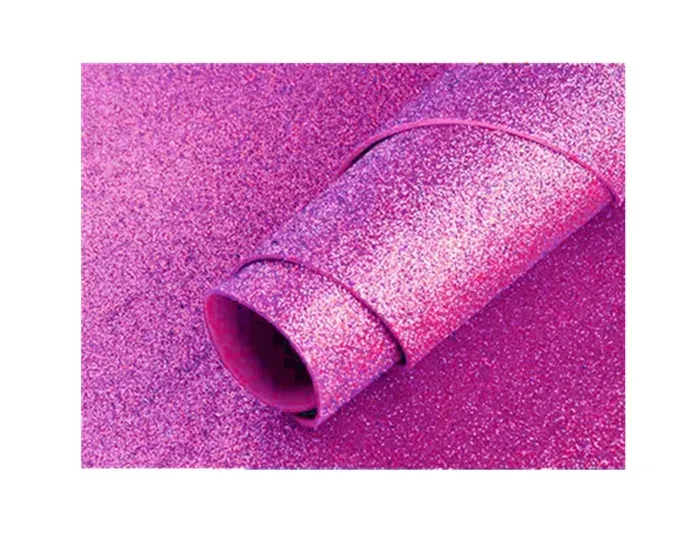 Pliego Goma Eva C/Glitter 40x60cm Fucsia Importada1