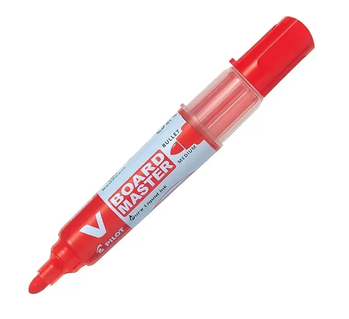 Plumon Pizarra Recargable WBMA Rojo Pilot1