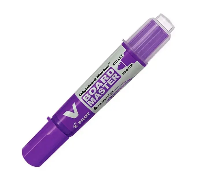Plumon Pizarra Recargable WBMA Violeta Pilot1