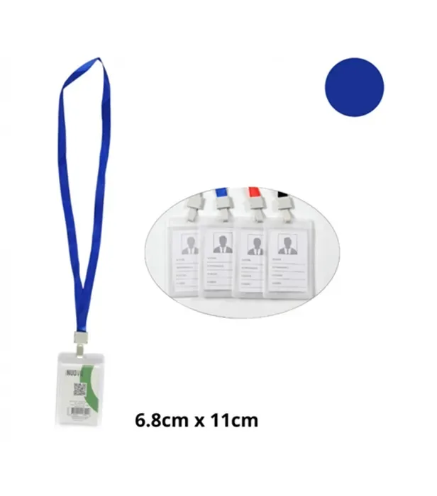 Portacredencial Azul Nuovo1