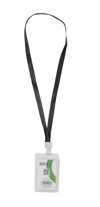 Portacredencial Negro Nuovo1