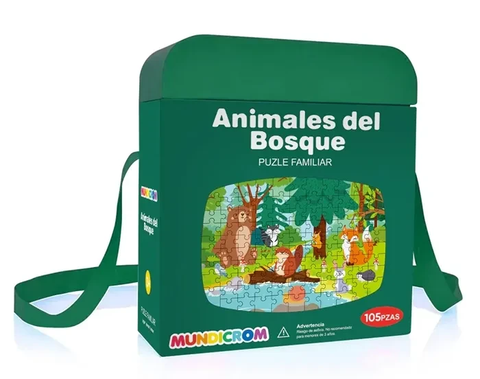 Puzle Familiar Animales del Bosque Mundicrom1
