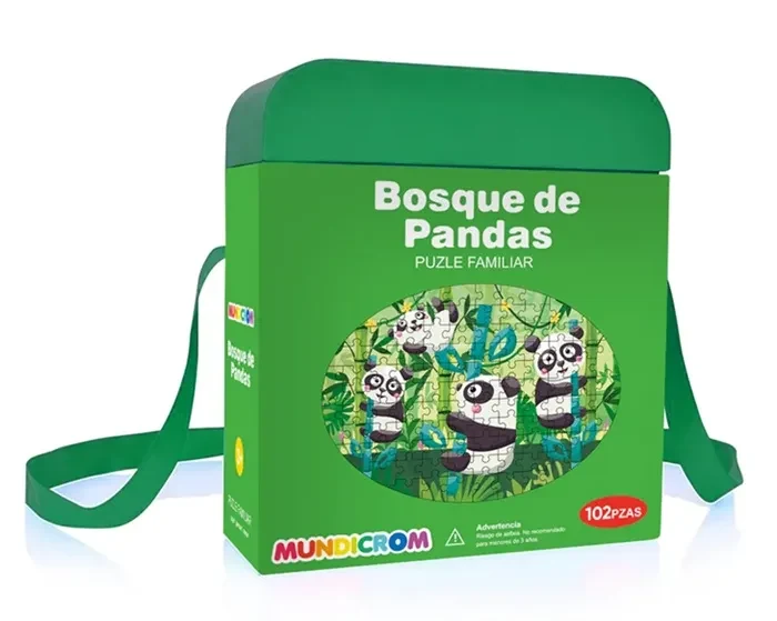 Puzle Familiar Bosque de Pandas Mundicrom1