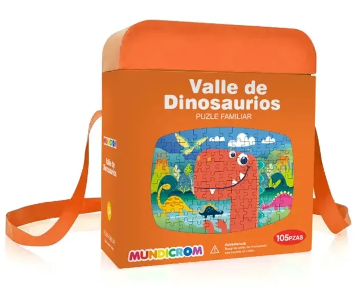 Puzle Familiar Valle de Dinosaurios Mundicrom1