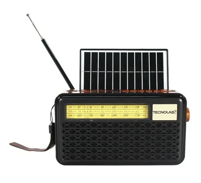 Radio Portatil Safe45 15W Carga Solar Tecnolab2