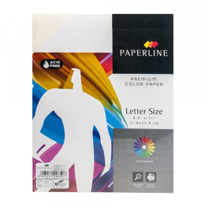 Resma Hojas Colores 250 hojas 10 colores Paperline1