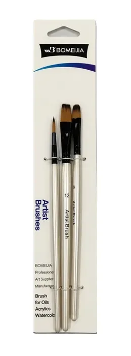 Set 3 Pinceles Profesionales Bomeijia1