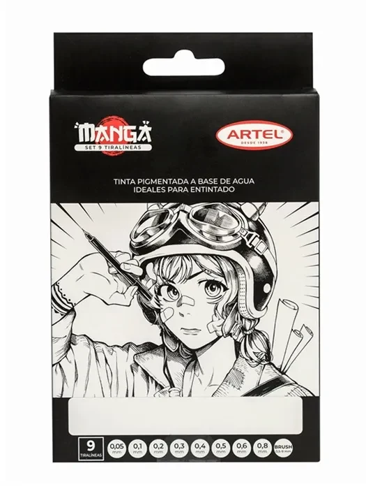 Set 9 Tiralineas Manga Artel1