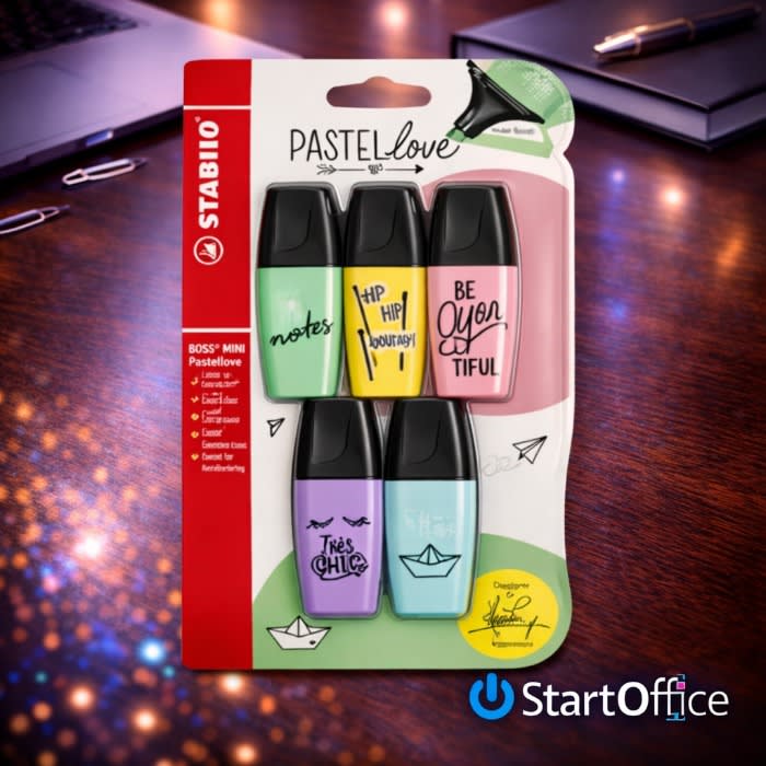 Set Destacador Mini Pastel Stabilo (5)1