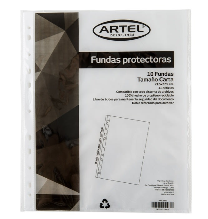 Set Fundas Protectoras 10u Carta2