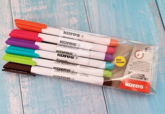 Marcadores Pizarra 6un. Kores1
