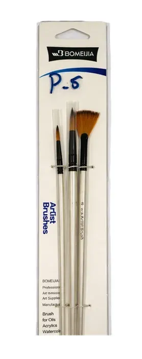 Set 3 Pinceles Profesionales Inc Abanico Bomeijia1