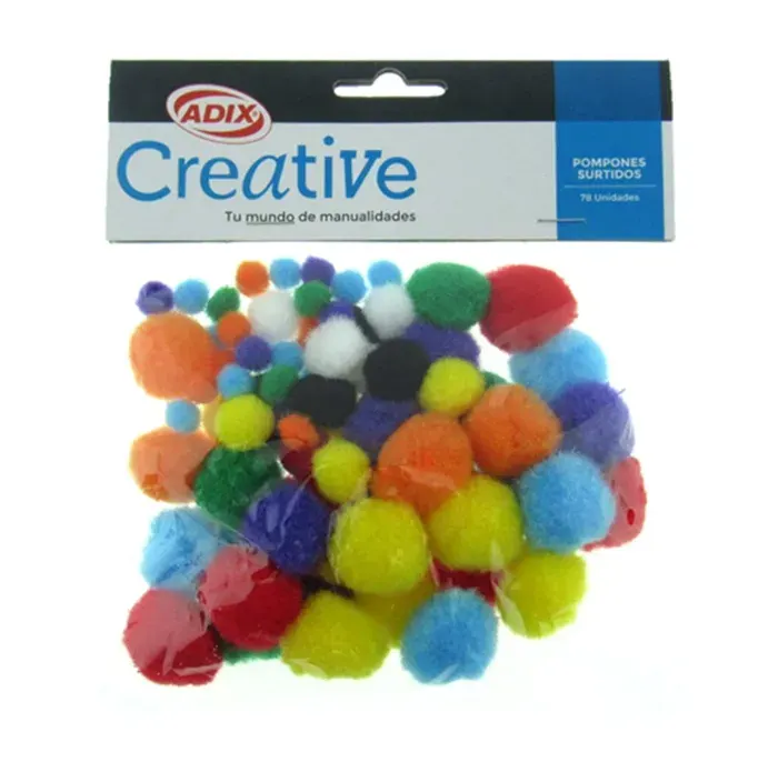Set Pompones de Colores Adix1