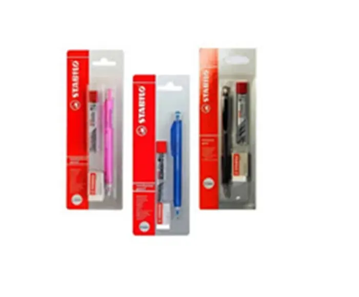 Bl Portaminas 0,5 + Minas + Goma Stabilo1