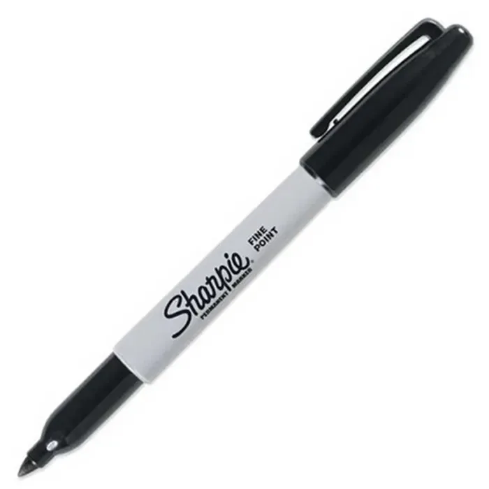 Marcador Permanente Punta Fina Negro Sharpie1