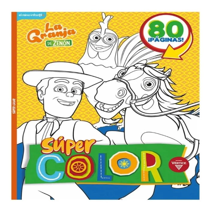 Libro Super Color 80 Paginas Vertice 54772