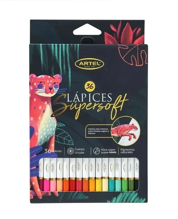 Lapices Colores Super Soft 36col Artel1