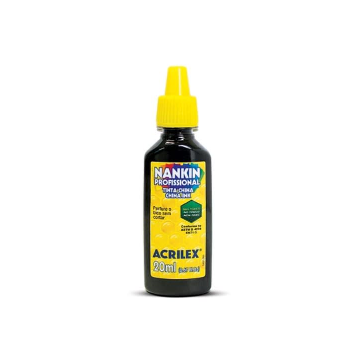 Tinta China 20ml Negro Acrilex1