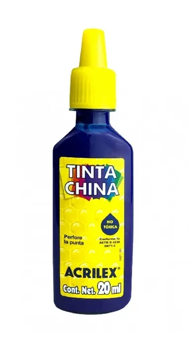 Tinta China 20ml Azul Acrilex1