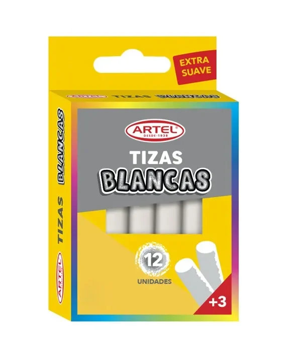 Tiza Blanca 12u Artel1