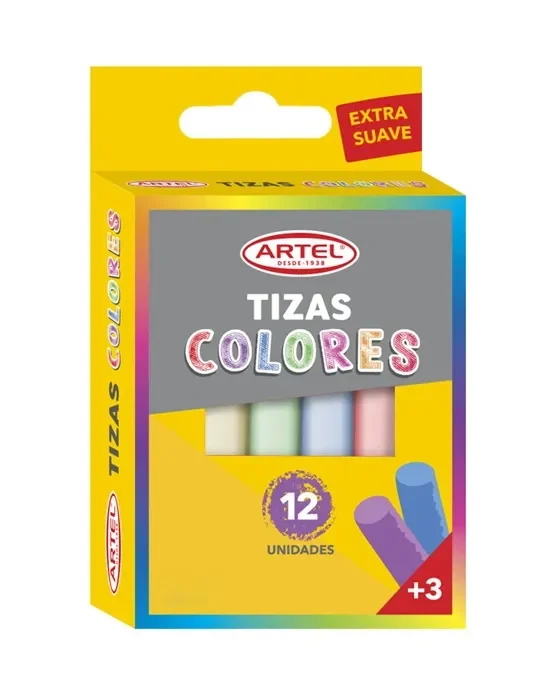 Tiza Colores 12u Artel1