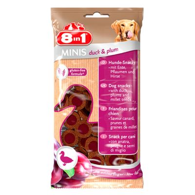 8in1 Minis Snack Duck Plum 100gr 8in1 Minis Snack Duck Plum 100gr